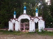 Кировская область, Лузский район, пгт. Лальск, кладбищенские ворота